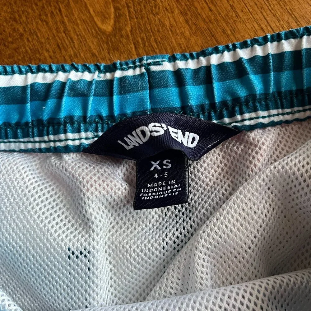Lands' End swim trunks XS 4-5